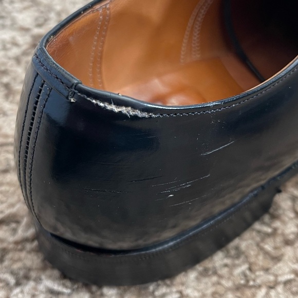 Church’s Custom Grade Black Leather Cap-Toe Oxfords Men’s Size 10.5AA - Picture 8 of 12